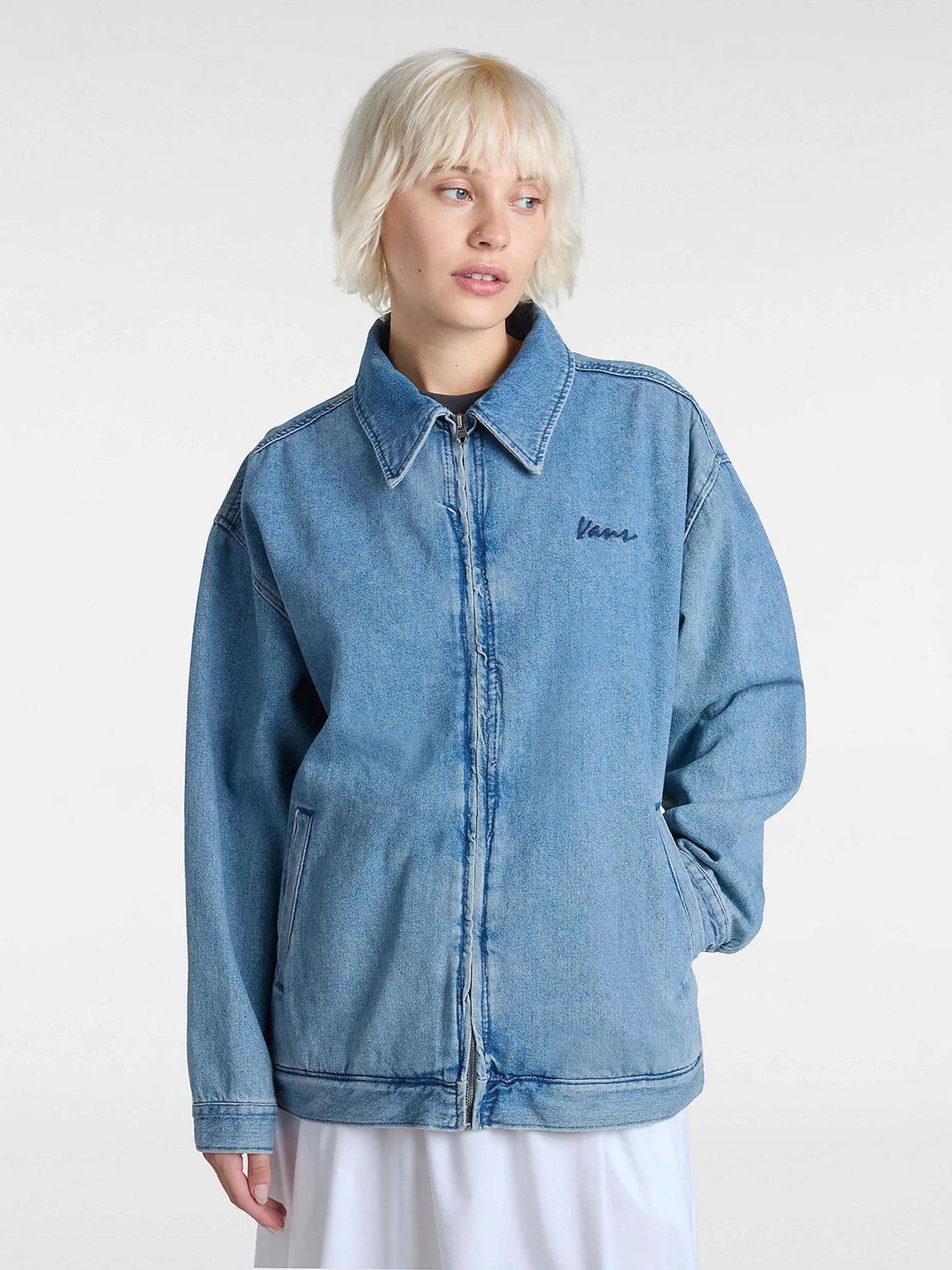 Куртки и дубленки Vans Pitstop Denim Station модель VN000MARCDX1 Куртки и дубленки Vans Pitstop Denim Station модель VN000MARCDX1 Фото