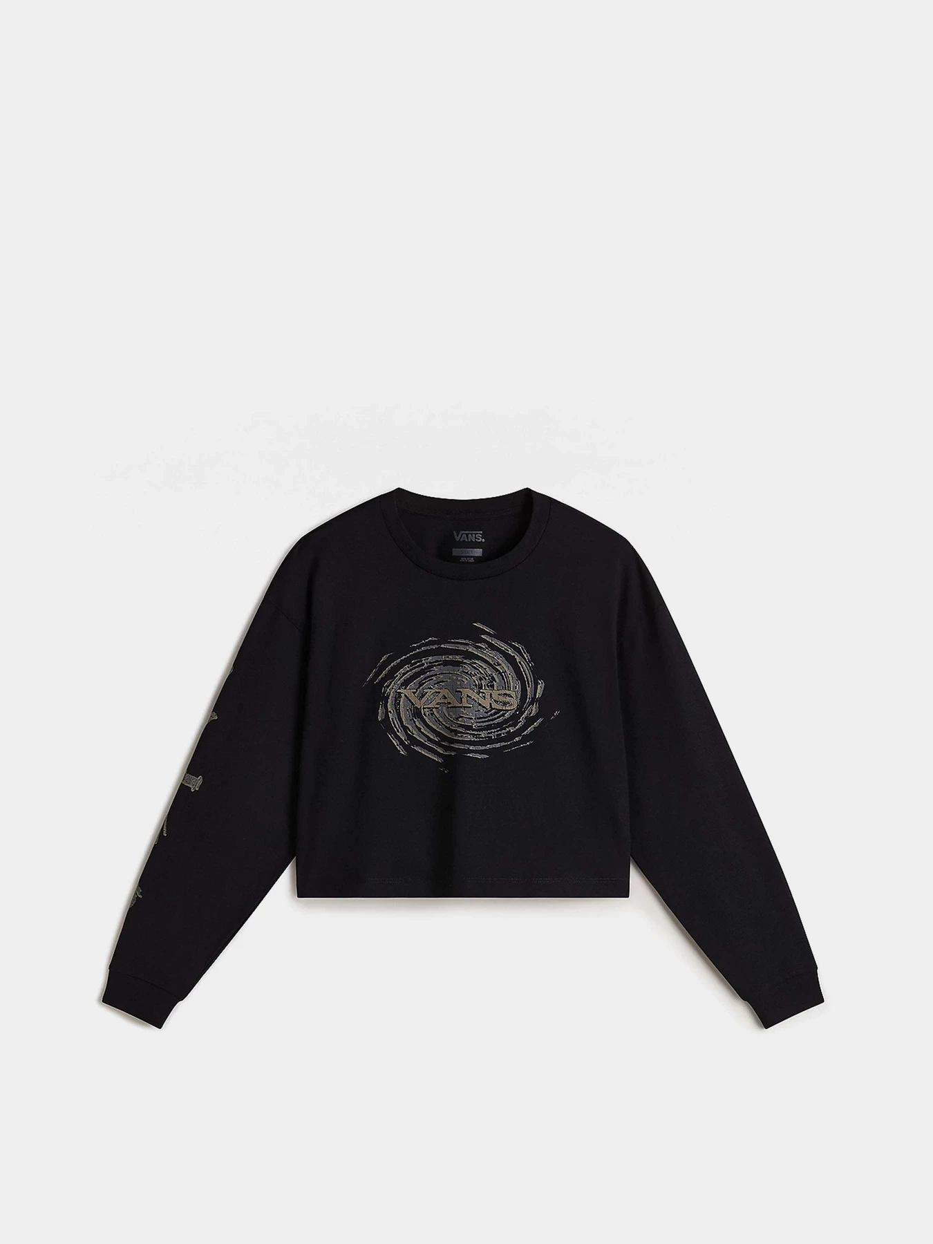Худи и свитшоты Vans Breaker Relax Crop модель VN000MDBBLK1 Худи и свитшоты Vans Breaker Relax Crop модель VN000MDBBLK1 Фото