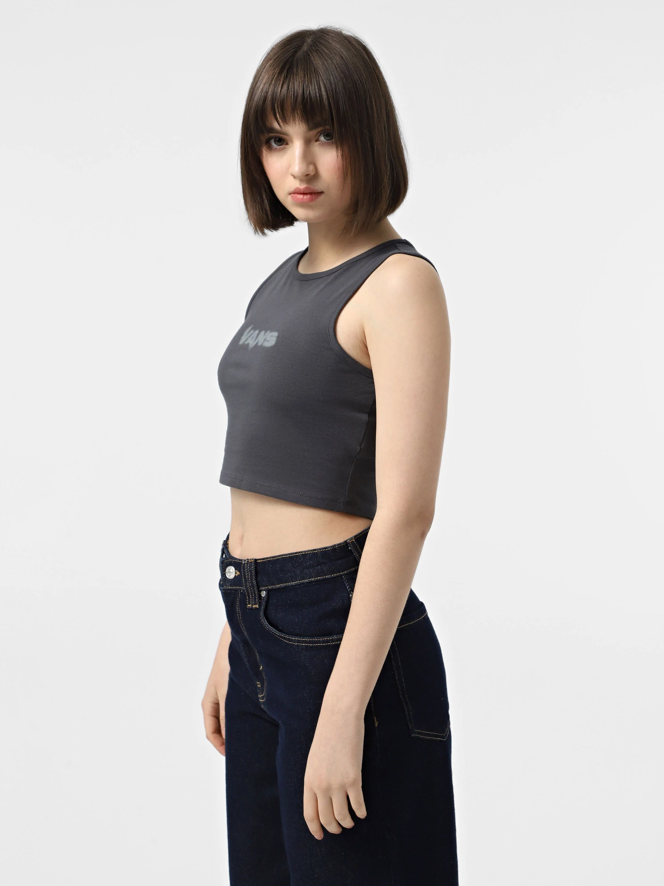 Футболки і поло Vans Blur Fitted Crop Tank модель VN000MBX1O71 Футболки і поло Vans Blur Fitted Crop Tank модель VN000MBX1O71 Фото