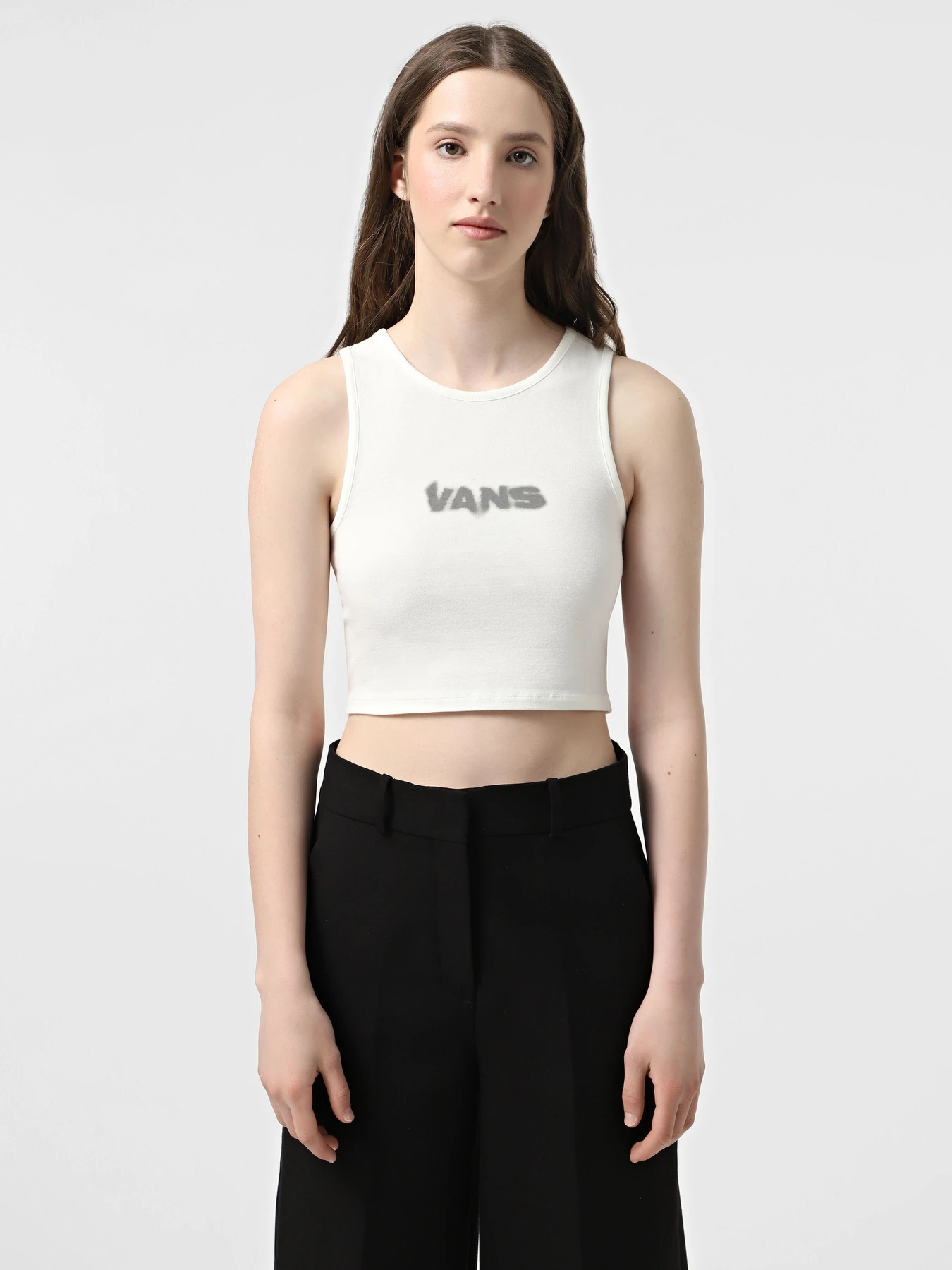 Футболки и поло Vans Blur Fitted Crop Tank модель VN000MBXFS81 Футболки и поло Vans Blur Fitted Crop Tank модель VN000MBXFS81 Фото
