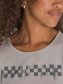 Футболки и поло Vans Check Wash Fitted Crop Tank модель VN000MC0ZUJ1 Фото