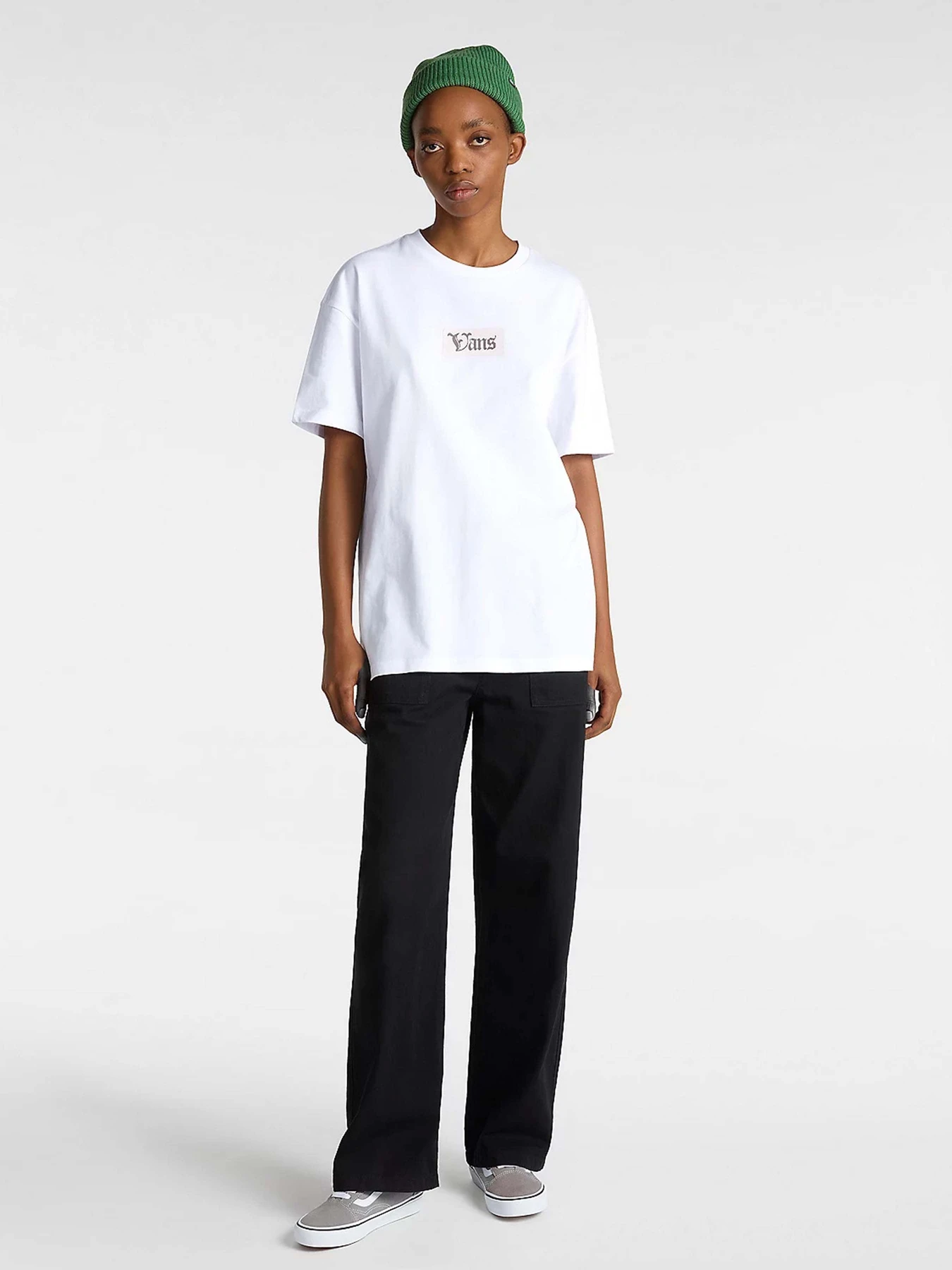 Футболки и поло Vans Garden Oversized модель VN000MCGWHT1 Футболки и поло Vans Garden Oversized модель VN000MCGWHT1 Фото
