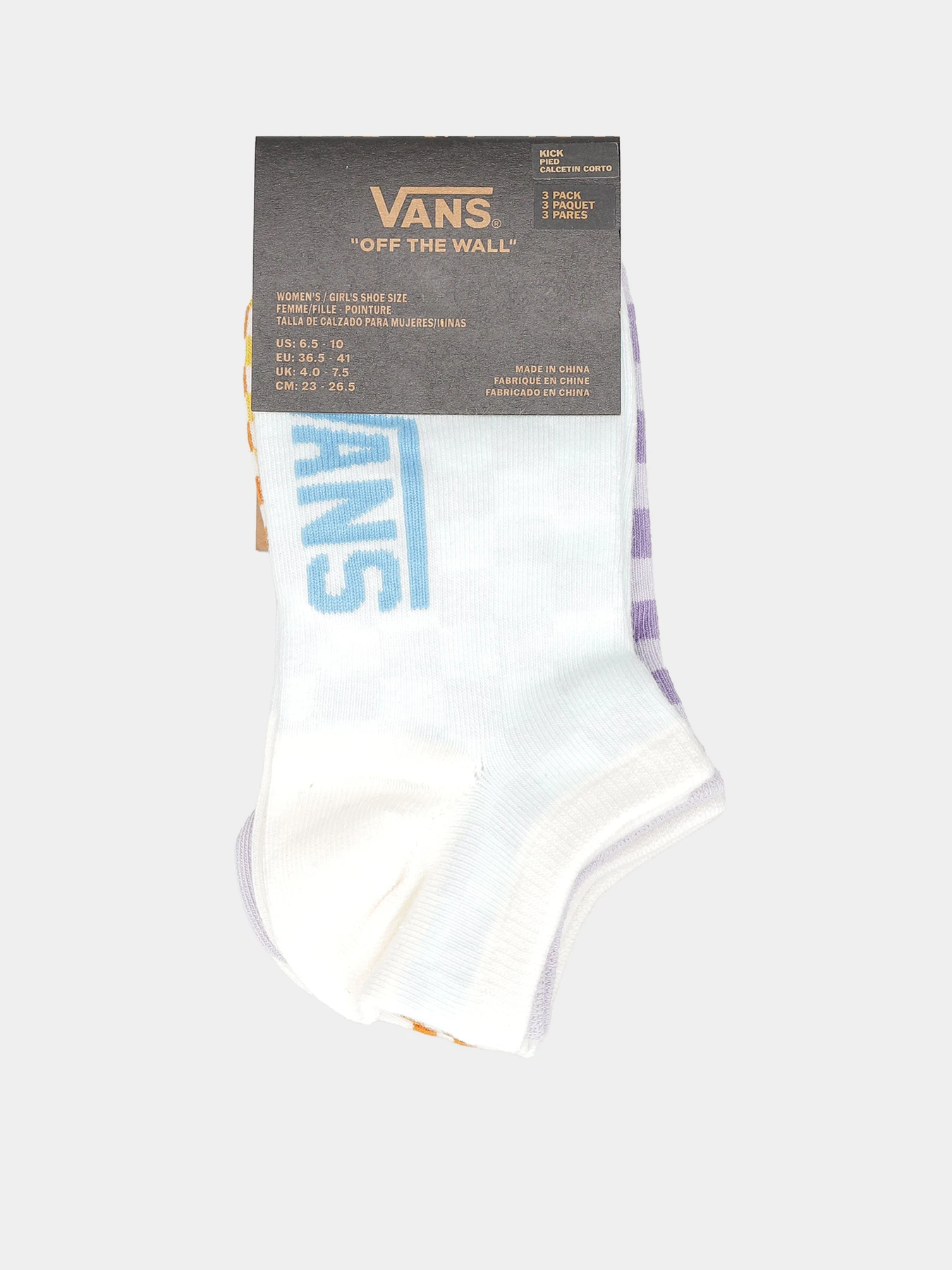 Носки и гольфы Vans Checkerboard Kick модель VN000ND16PH1 Фото