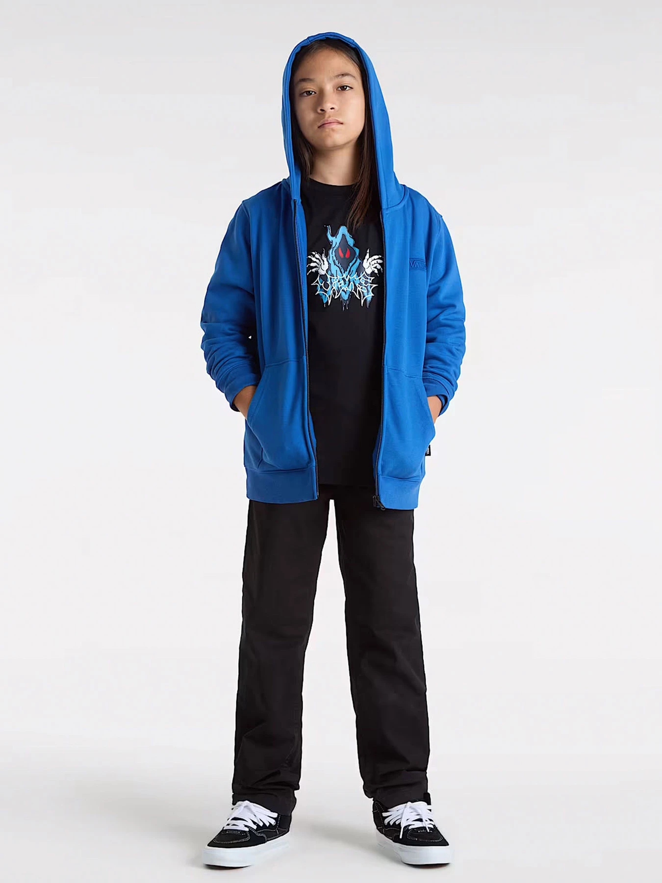 Футболки і поло Vans Next Time модель VN000MKXBLK1 Футболки і поло Vans Next Time модель VN000MKXBLK1 Фото