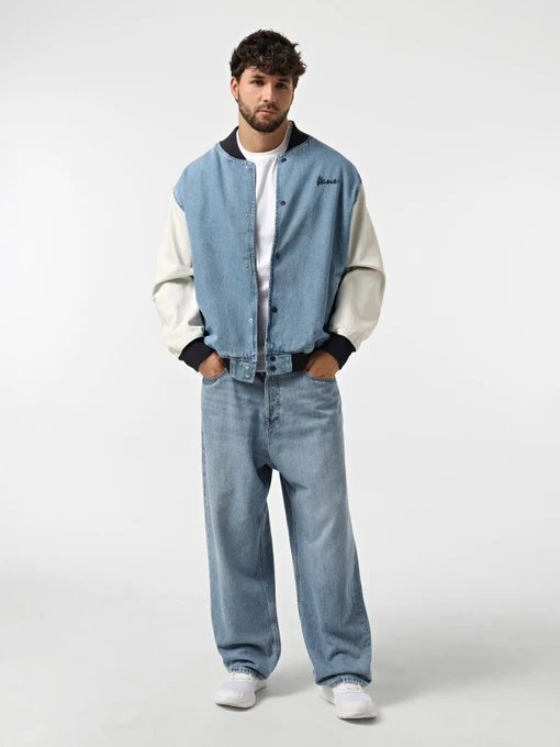 Бавовняний Чоловічий Бомбер Vans Denim Baseball фото 2