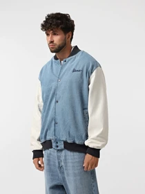 Куртки та дублянки Vans Denim Baseball модель VN000P7ECDX1 Фото