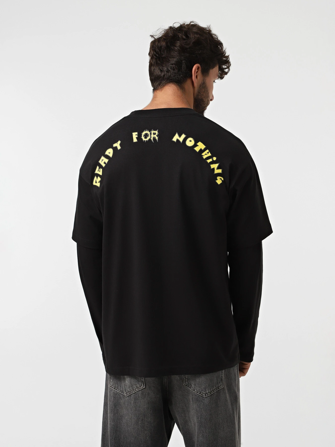 Худі та світшоти Vans For Nothing Twoffer модель VN000RG5BLK1 Фото
