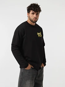 Худі та світшоти Vans For Nothing Twoffer модель VN000RG5BLK1 Фото