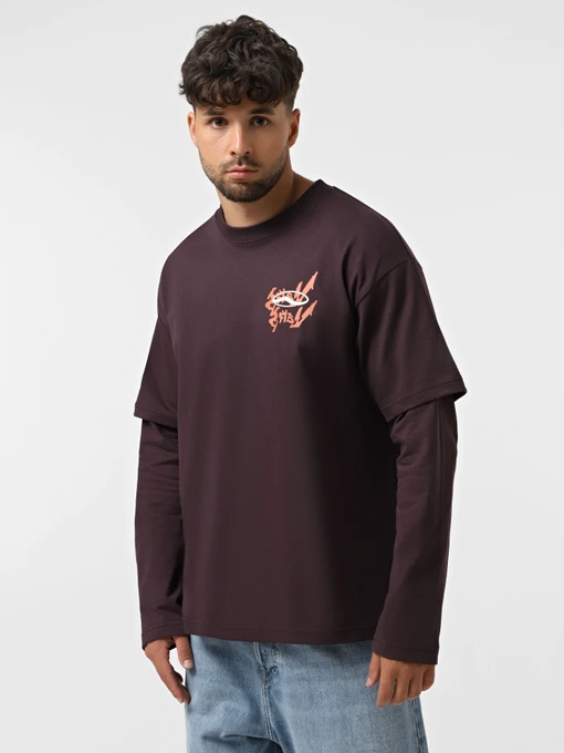 Худі та світшоти Vans For Nothing Twoffer модель VN000RG5EMS1 Фото