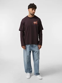 Худи и свитшоты Vans For Nothing Twoffer модель VN000RG5EMS1 Фото