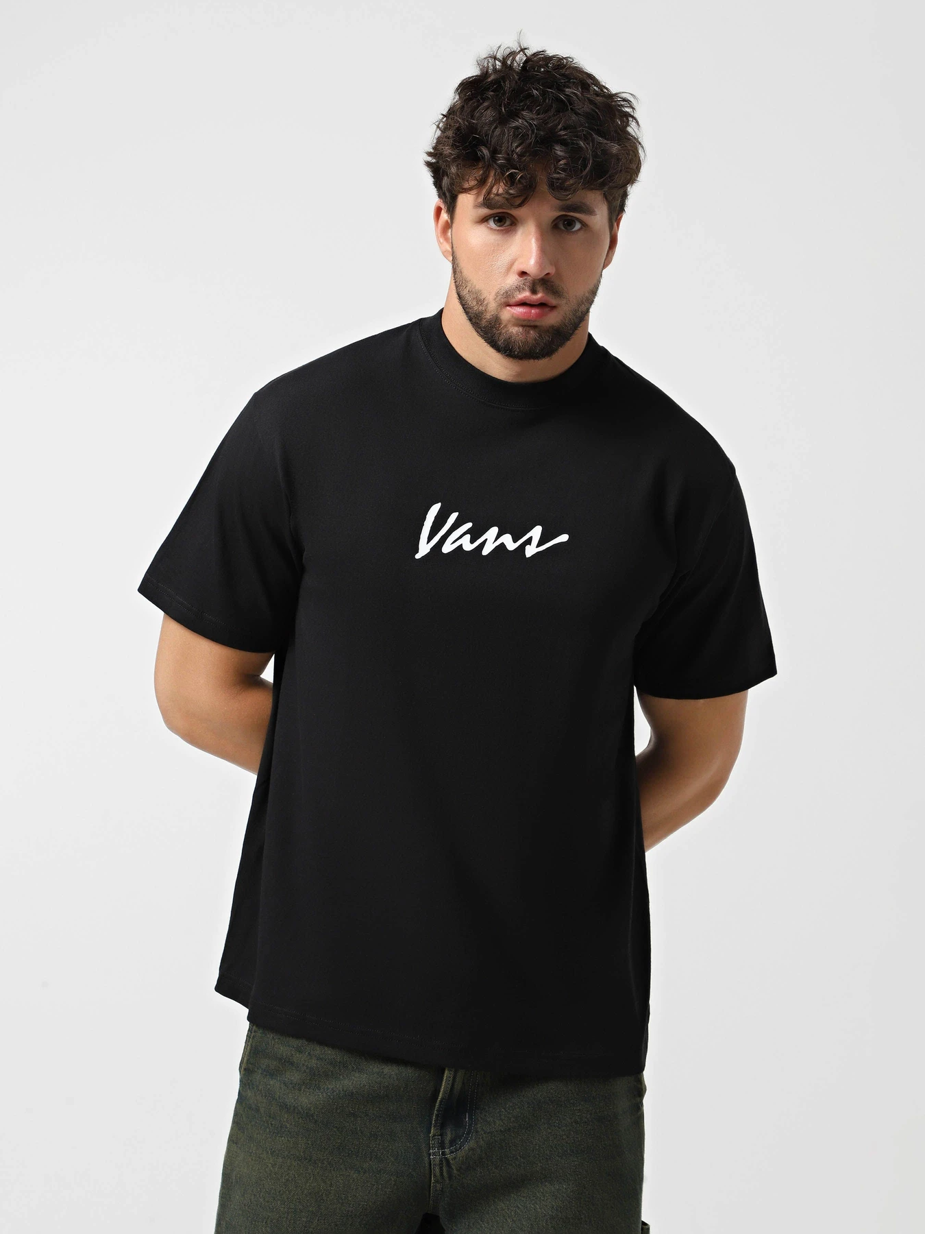 Футболки и поло Vans Classic Script модель VN000PF0Y281 Футболки и поло Vans Classic Script модель VN000PF0Y281 Фото