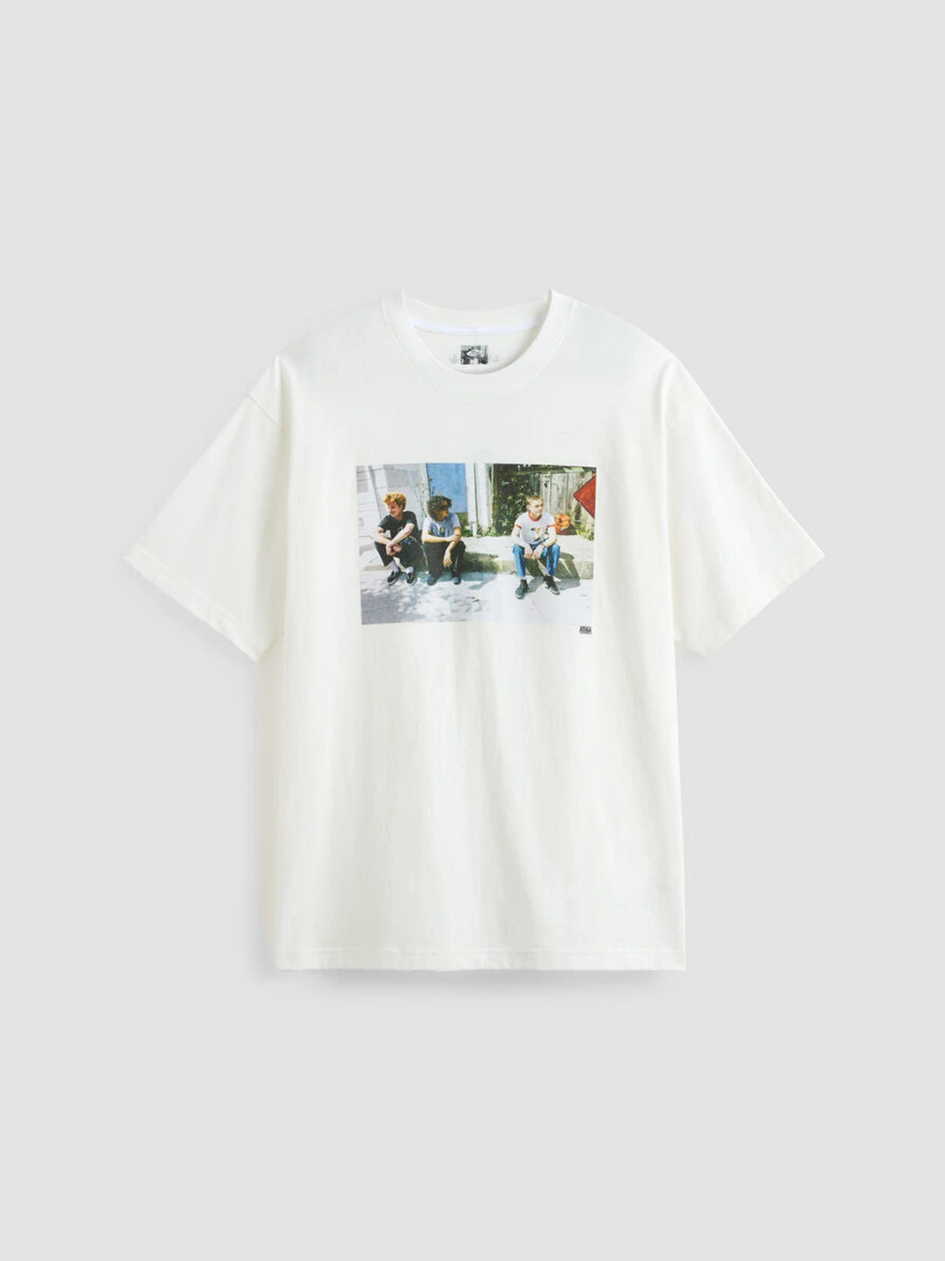 Футболки и поло Vans Skate Atiba Haze Curb Crew модель VN000QJPWHT1 Фото
