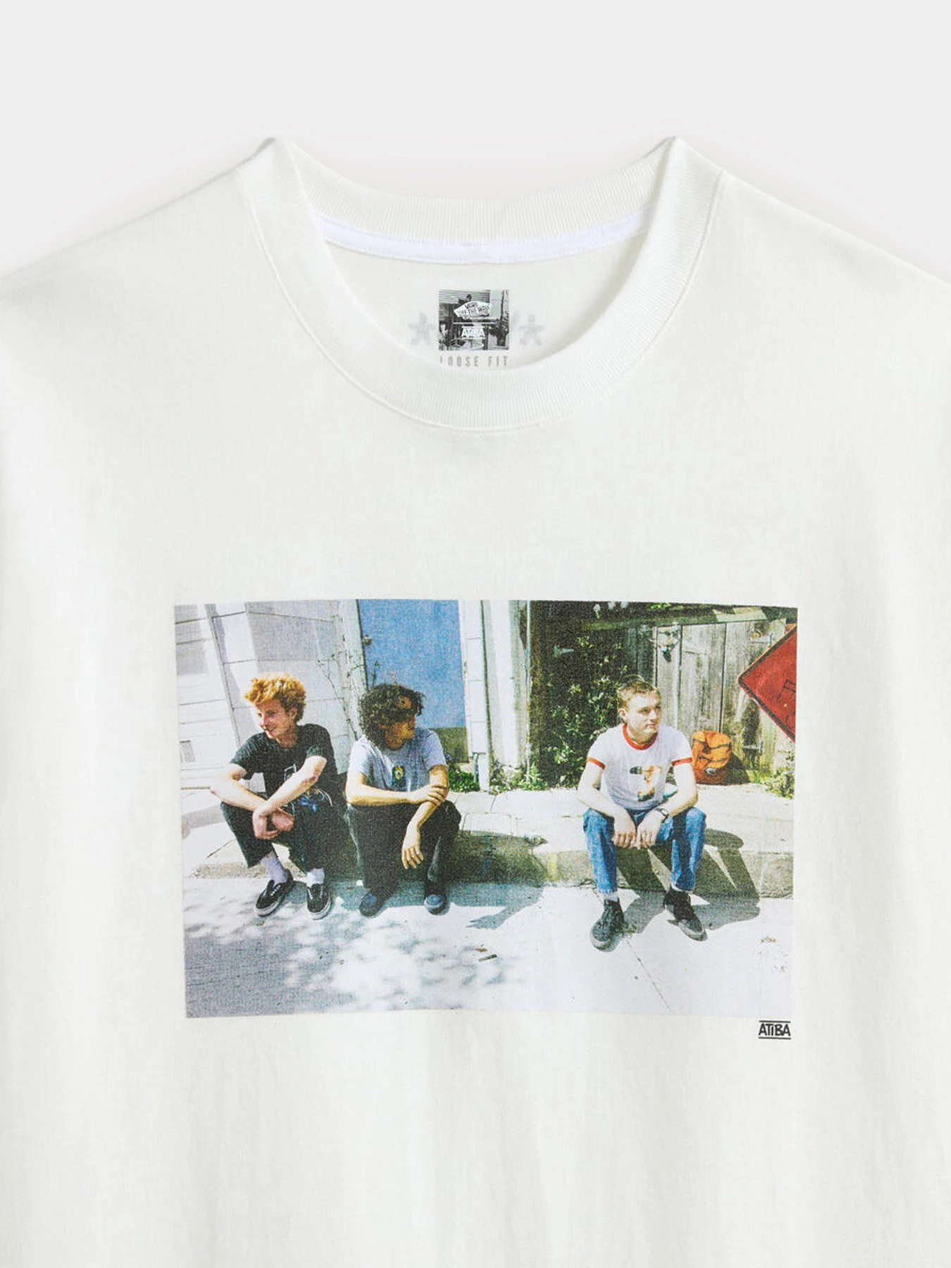 Футболки и поло Vans Skate Atiba Haze Curb Crew модель VN000QJPWHT1 Фото