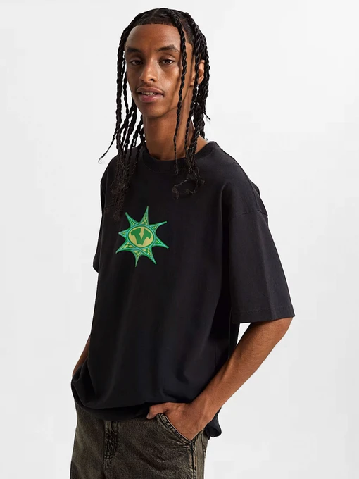 Футболки и поло Vans Star Checker модель VN000PDRBLK1 Фото