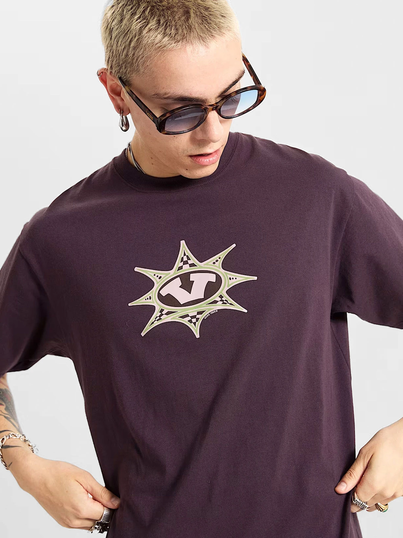 Футболки и поло Vans Star Checker модель VN000PDREMS1 Футболки и поло Vans Star Checker модель VN000PDREMS1 Фото