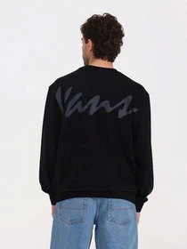 Худі та світшоти Vans Scripted Vans Crew модель VN000PA6BLK1 Фото