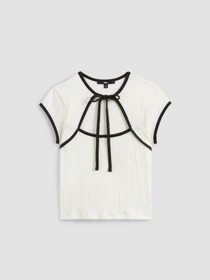 Футболки и поло Vans Kari Tie Neck Top модель VN000R3UU201 Фото