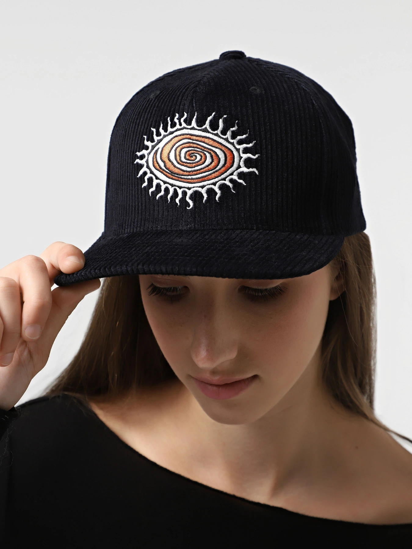 Шапки и кепки Vans Sun Swirl Snapback модель VN000PNSBLK1 Фото