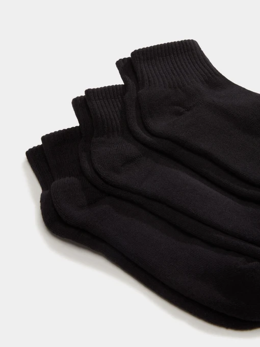 Vans CLASSIC QUARTER CREW Набір шкарпеток колір чорний фото 3