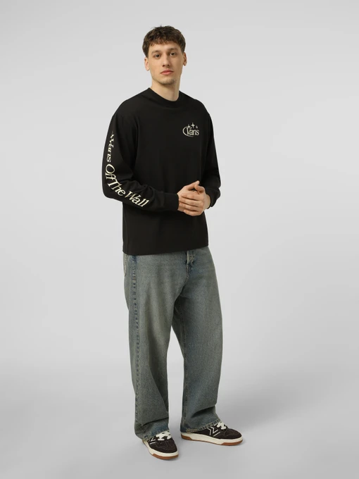 Бавовняний Чоловічий Лонгслів Vans ADVANCED VEE LS TEE фото 2