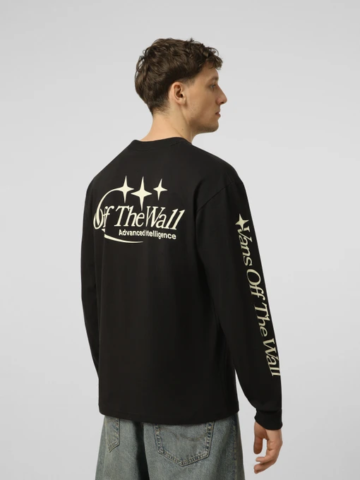 Бавовняний Чоловічий Лонгслів Vans ADVANCED VEE LS TEE фото 3