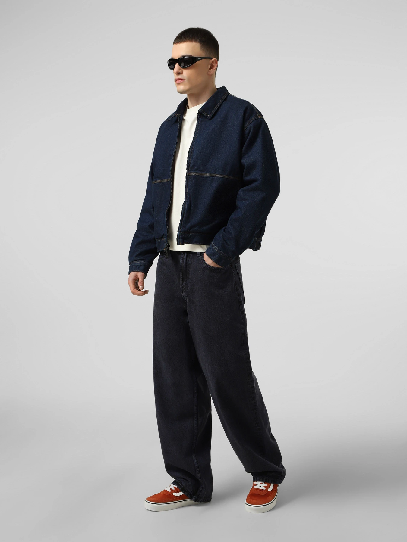 Джинсы Vans CHECK-5 BAGGY ACID OVERDYED DE модель VN000T41FOB1 Фото