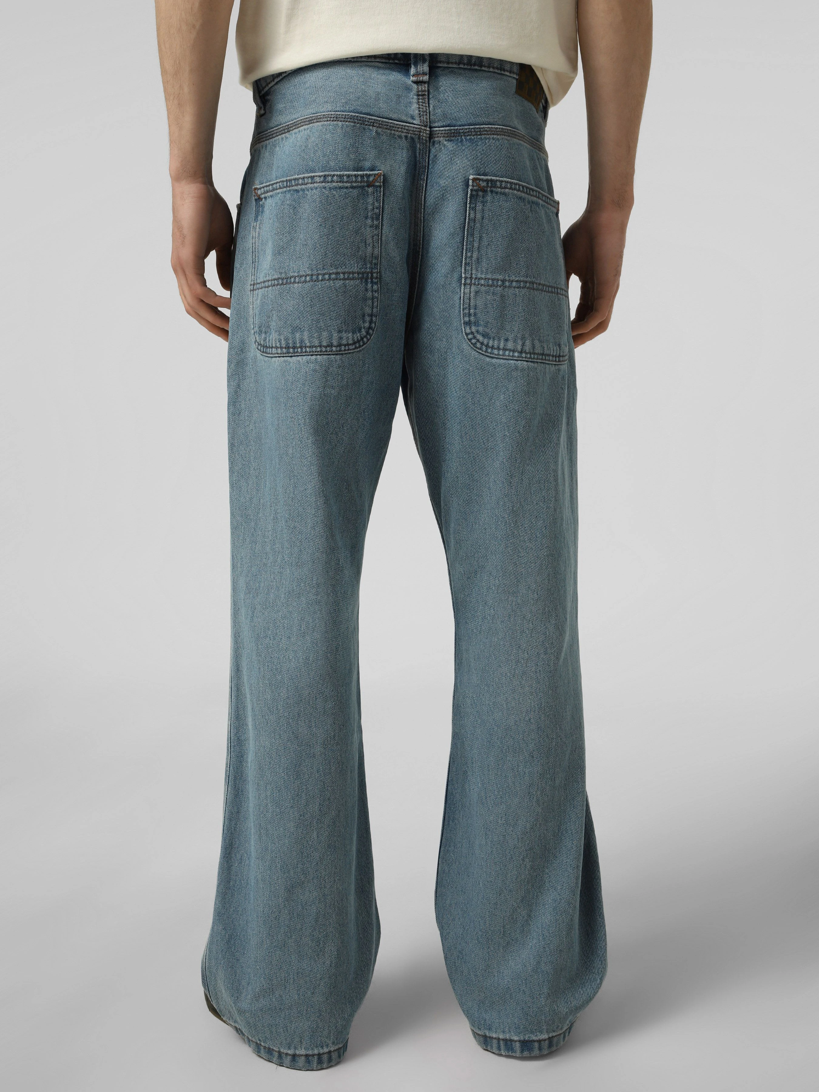 Бавовняні Чоловічі Джинси кльош Vans SKATE LOOSE BOOTCUT DENIM фото 3