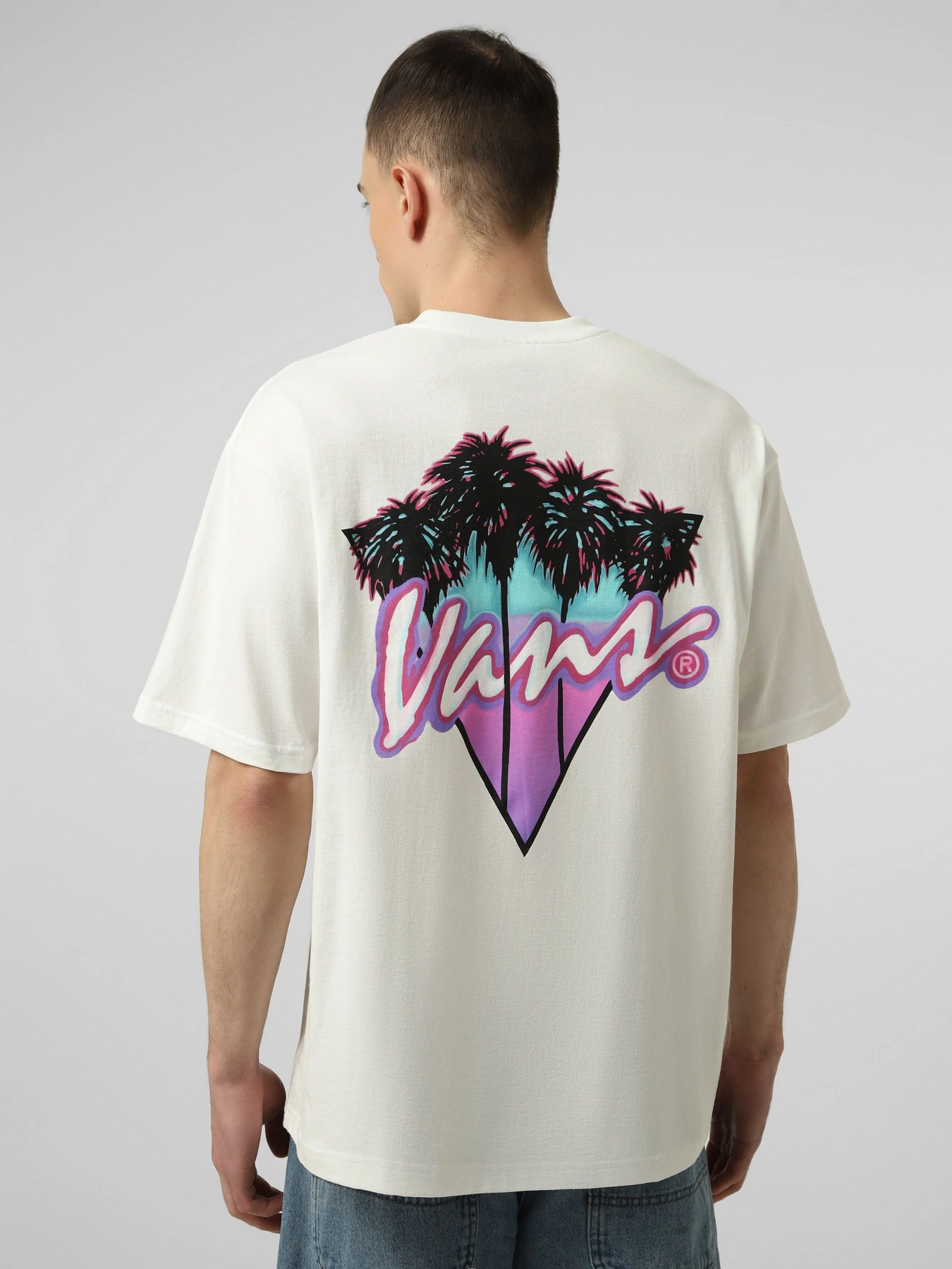 Футболки і поло Vans PALM DRIVE SS TEE модель VN000SXEWHT1 Фото