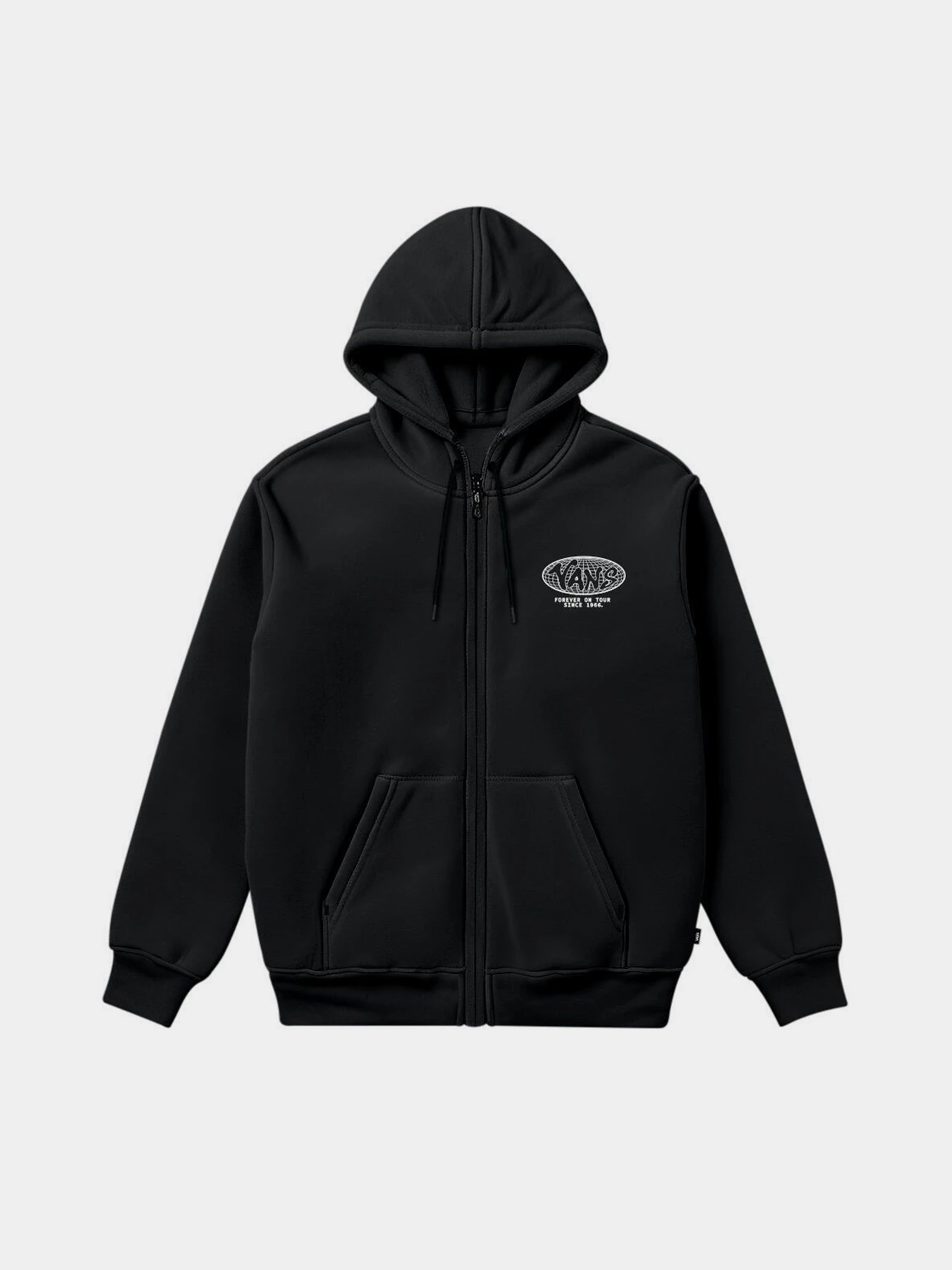 Худи и свитшоты Vans WORLD TOUR LOOSE FZ модель VN000W4BBLK1 Худи и свитшоты Vans WORLD TOUR LOOSE FZ модель VN000W4BBLK1 Фото