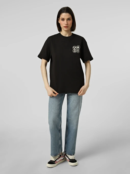 Бавовняна Жіноча Футболка Vans ELLIPSE OS TEE фото 2