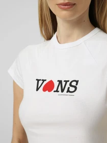 Футболки и поло Vans SOUVENIR BABY TEE модель VN000XEAWHT1 Фото