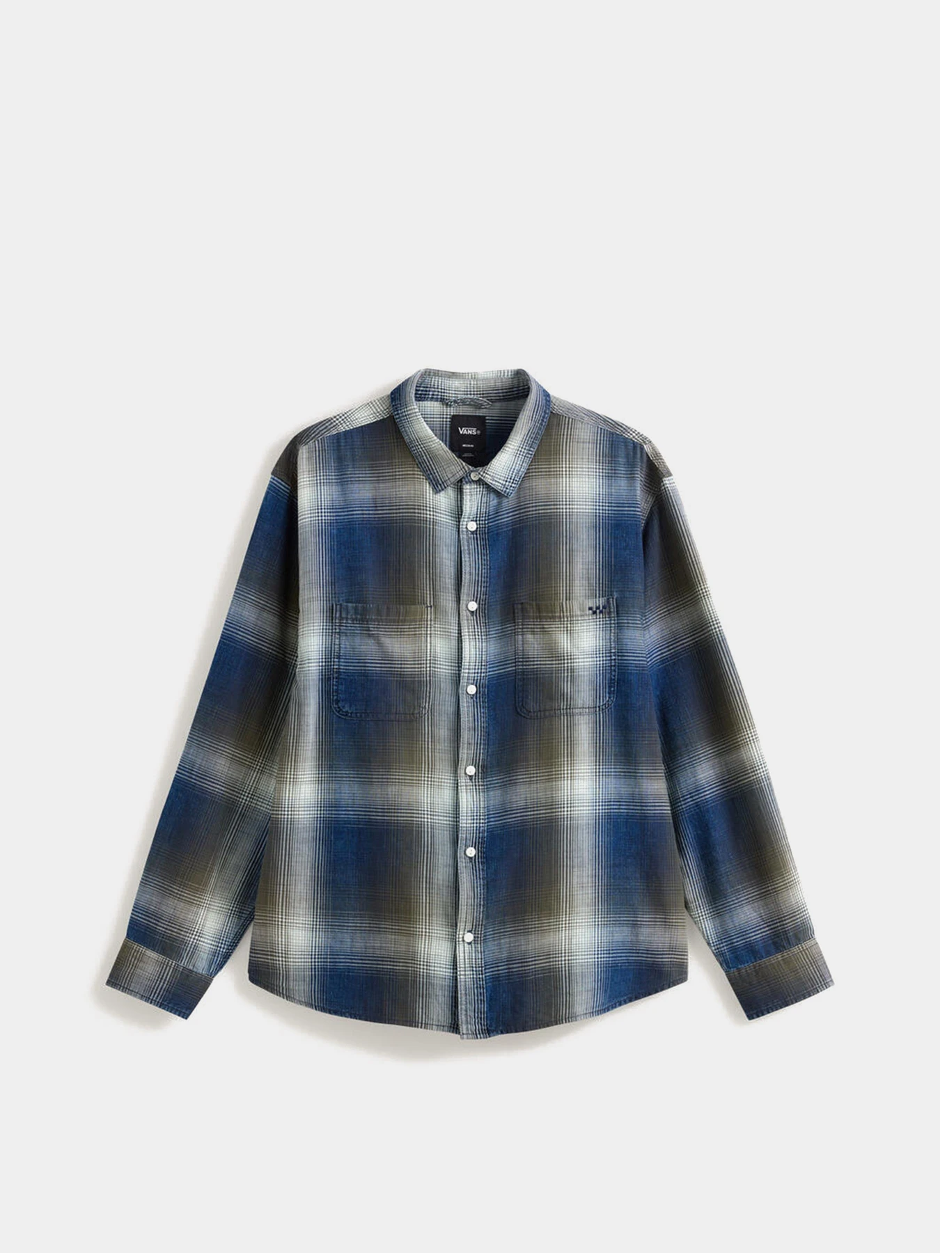 Сорочки Vans LX INDIGO PLAID LS WOVEN модель VN000T6XFR11 Фото