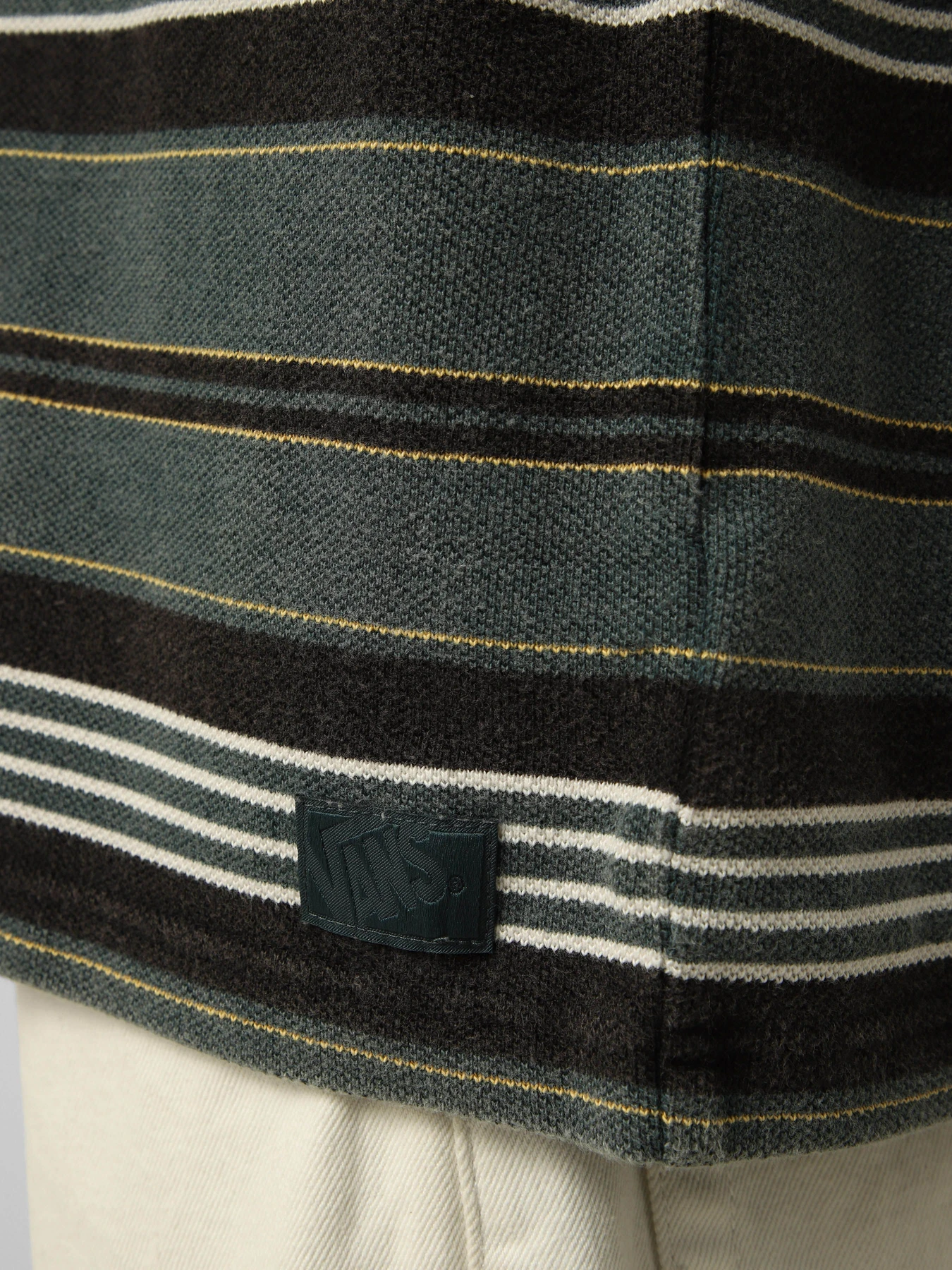 Футболки и поло Vans LX PIQUE STRIPE SS KNIT модель VN000T6BFRJ1 Фото