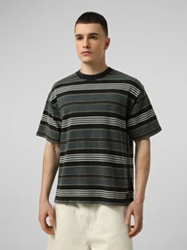 Футболки і поло Vans LX PIQUE STRIPE SS KNIT модель VN000T6BFRJ1 Фото