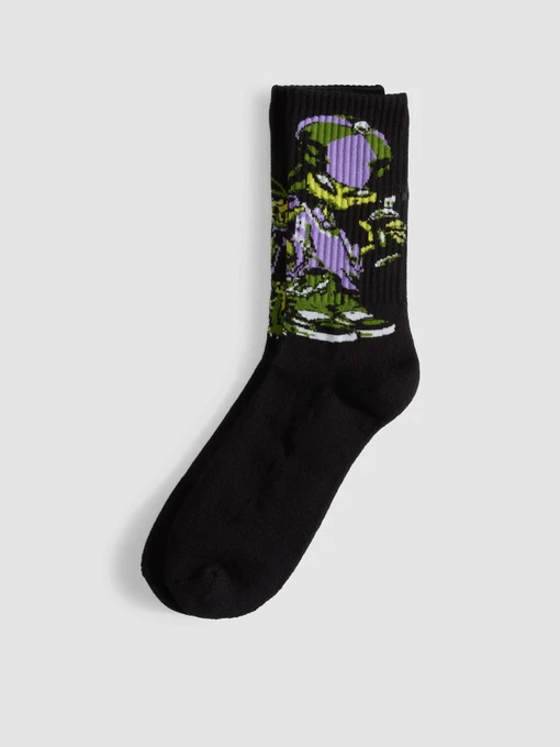Носки и гольфы Vans LX WRECKPACK ALIEN DOG CREW модель VN000SP8BLK1 Фото