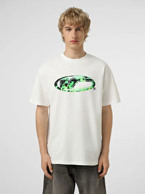 Футболки и поло Vans BEVEL FLAME SS TEE модель VN000SXBWHT1 Фото