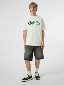 Футболки и поло Vans BEVEL FLAME SS TEE модель VN000SXBWHT1 Фото