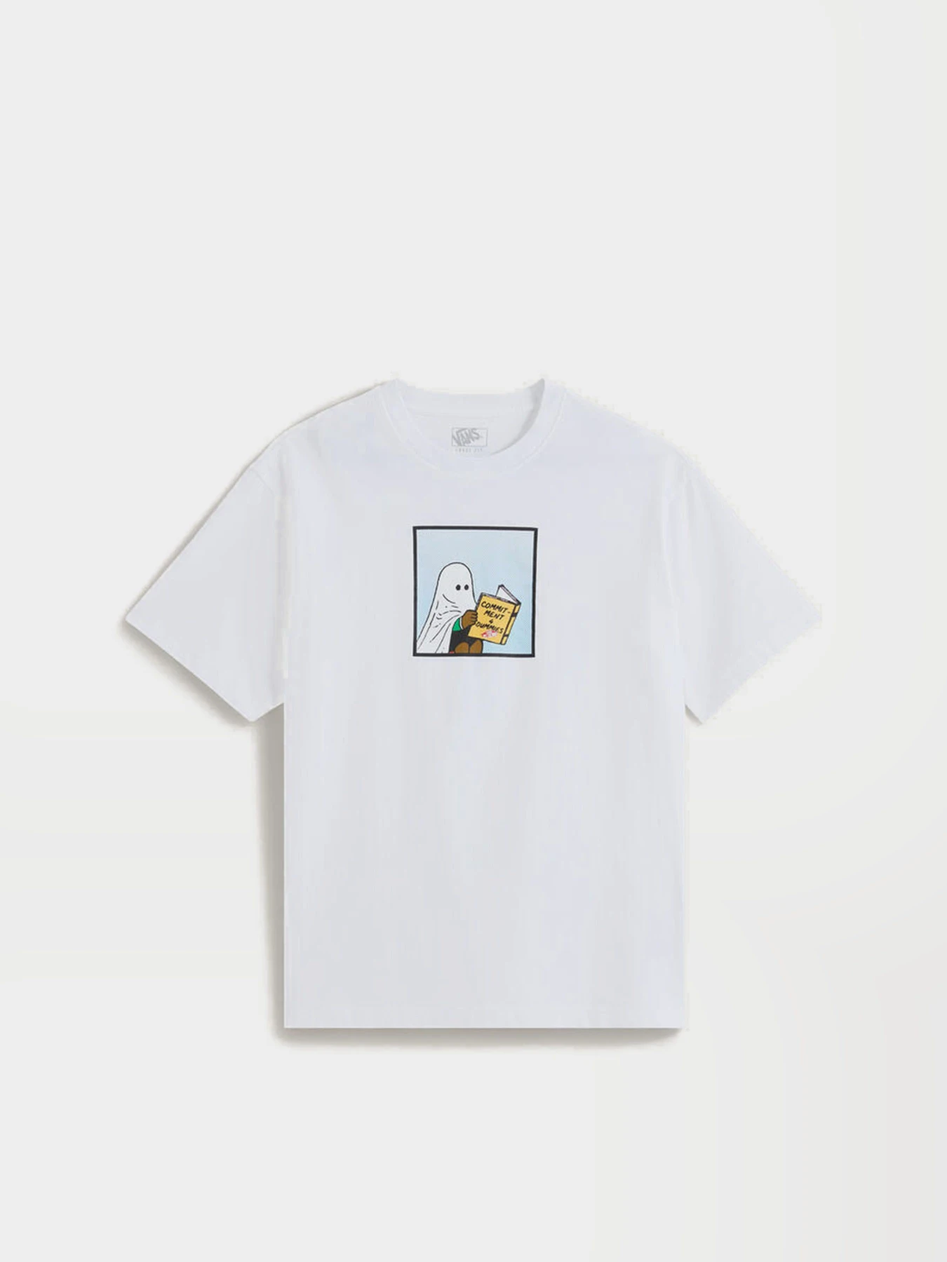 Футболки и поло Vans COMMITMENT 4 DUMMIES LOOSE  SS модель VN000VY5WHT1 Фото