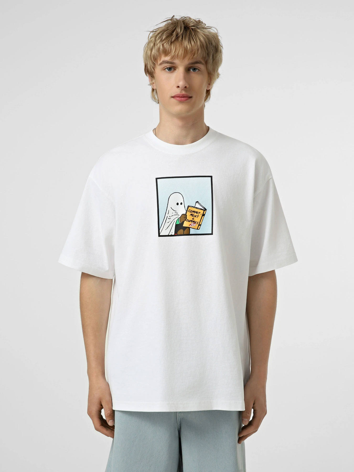 Футболки и поло Vans COMMITMENT 4 DUMMIES LOOSE  SS модель VN000VY5WHT1 Фото