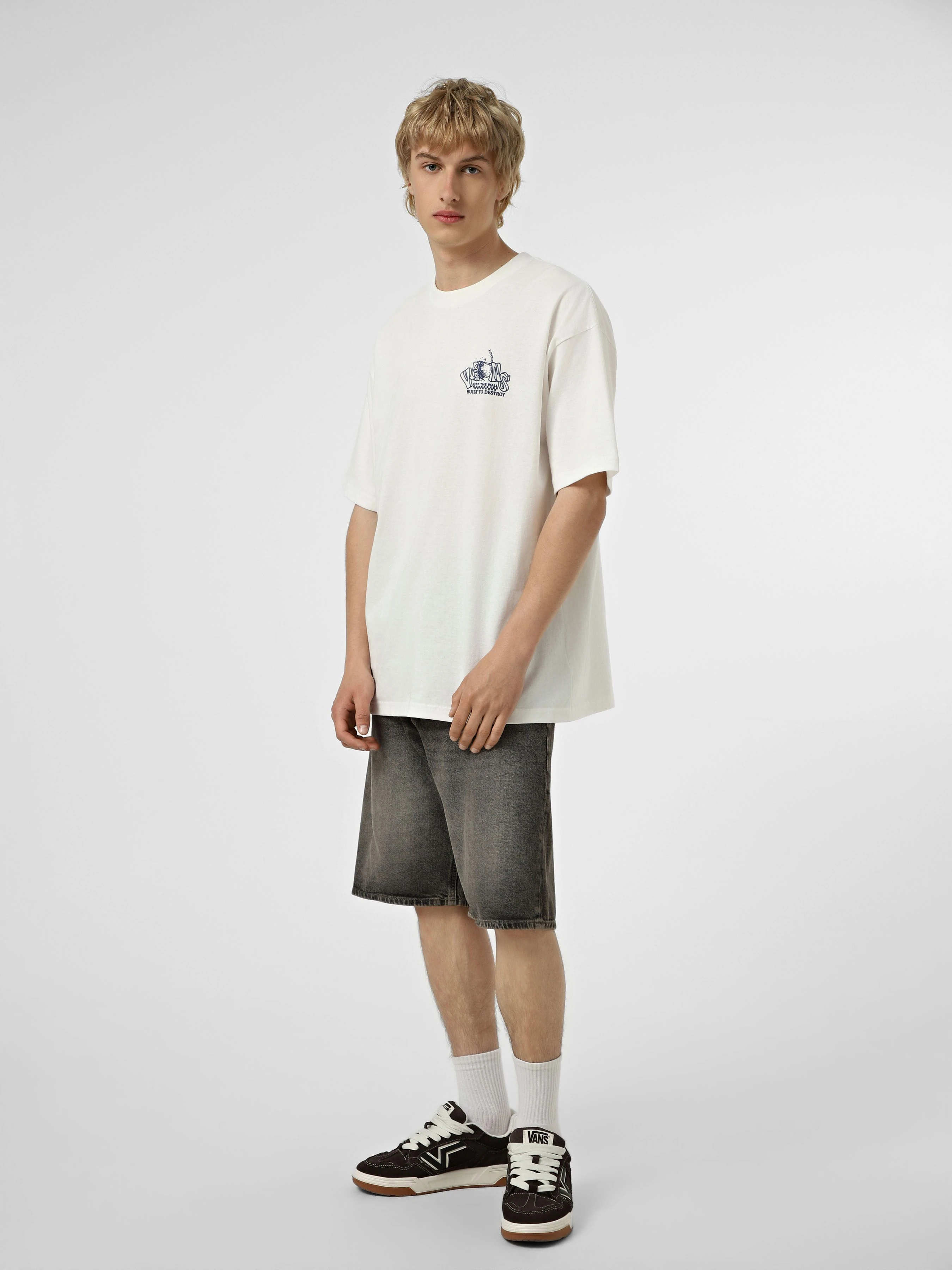 Бавовняна Чоловіча Футболка Vans DEMOLISH SS TEE фото 2