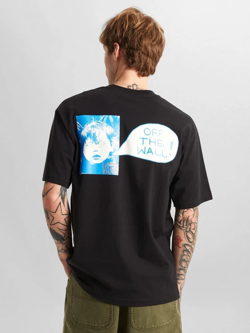 Бавовняна Чоловіча Футболка Vans SIDE TALK SS TEE фото 2