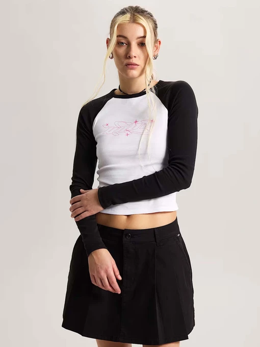 Худі та світшоти Vans Y2K STAR RAGLAN LS модель VN000XDTBLK1 Фото