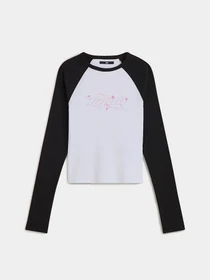 Худі та світшоти Vans Y2K STAR RAGLAN LS модель VN000XDTBLK1 Фото