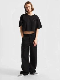 Футболки и поло Vans W SALTON RELAX CROP SS модель VN000P5QBLK1 Фото