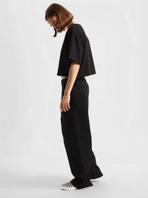 Футболки и поло Vans W SALTON RELAX CROP SS модель VN000P5QBLK1 Фото