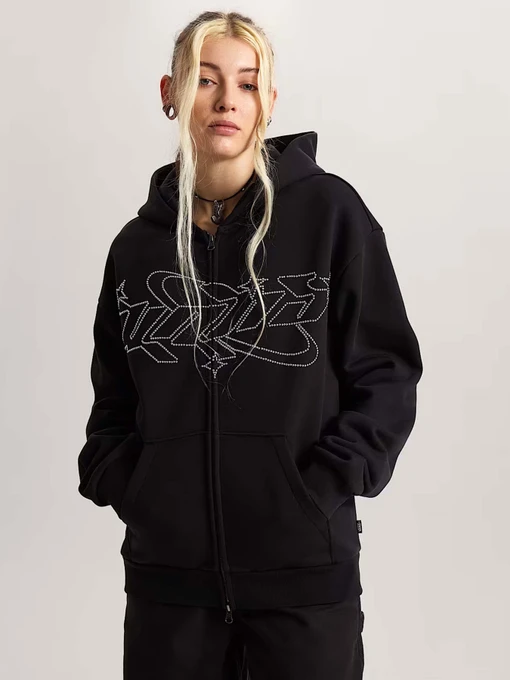 Худі та світшоти Vans Y2K STAR FZ модель VN000XDNBLK1 Фото