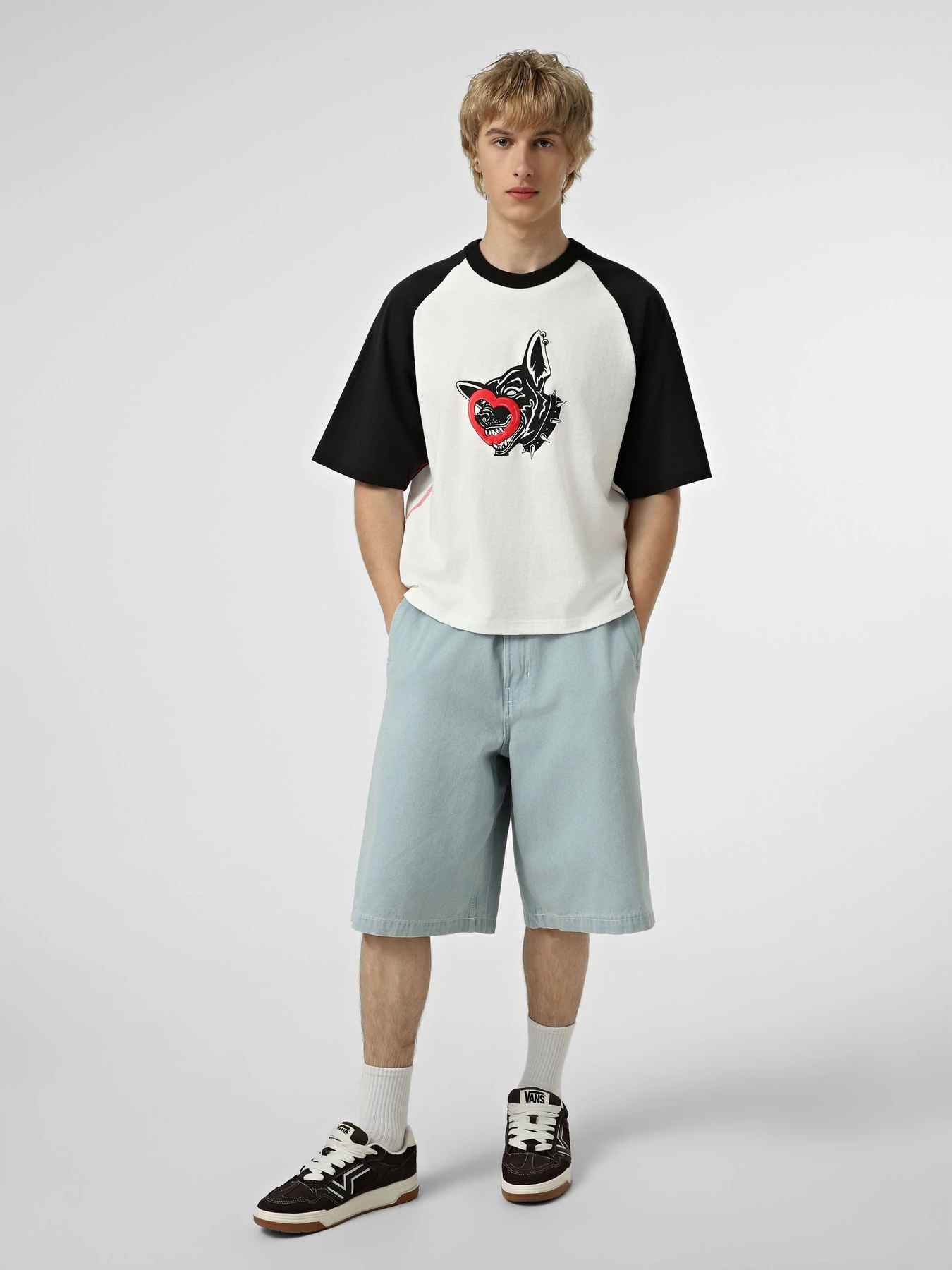 Футболки и поло Vans LX DAYANA DOG FACE SHORT SS TE модель VN000S1CWHT1 Фото