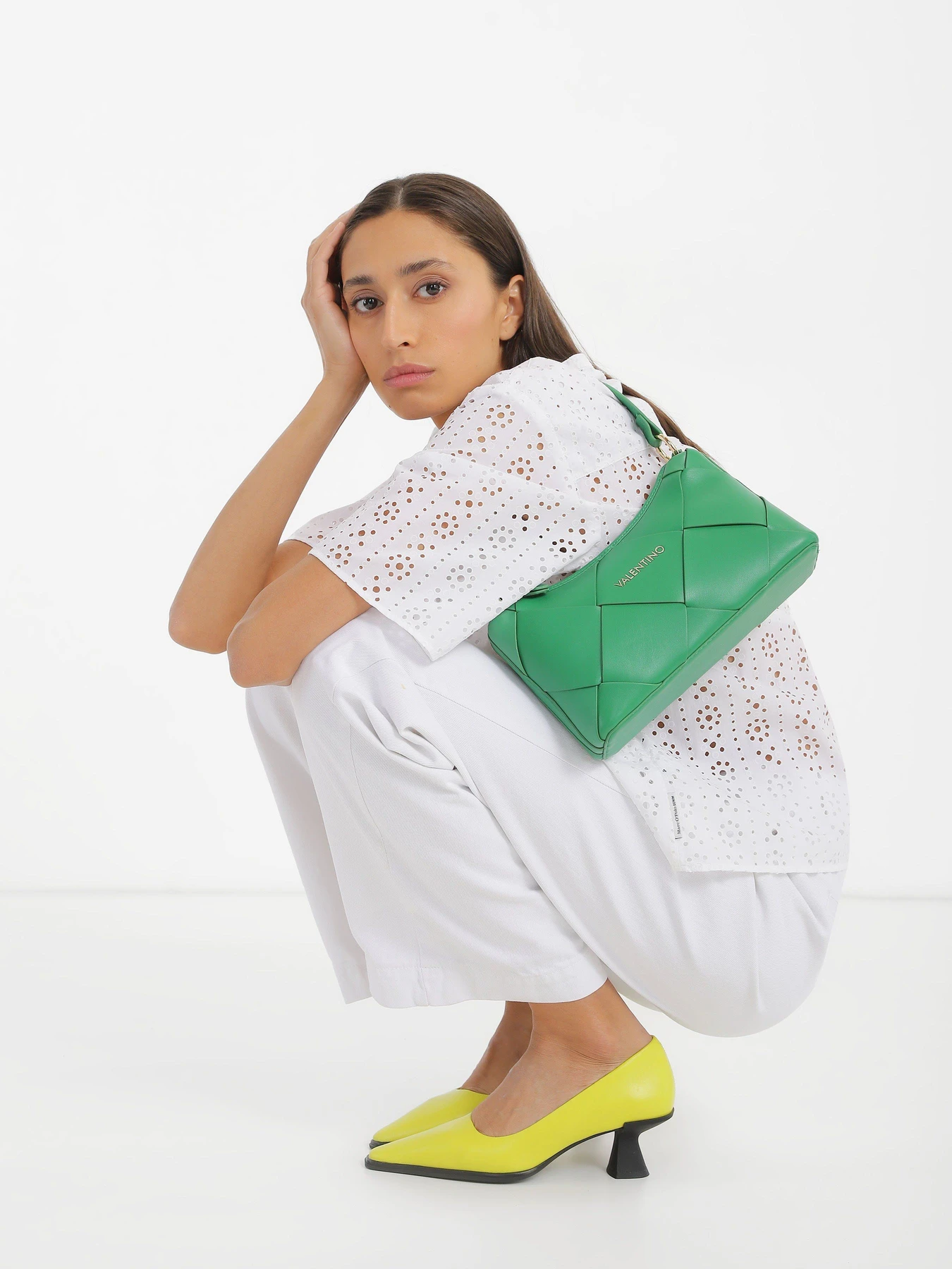 Сумки Valentino модель VBS6V503 VERDE Фото