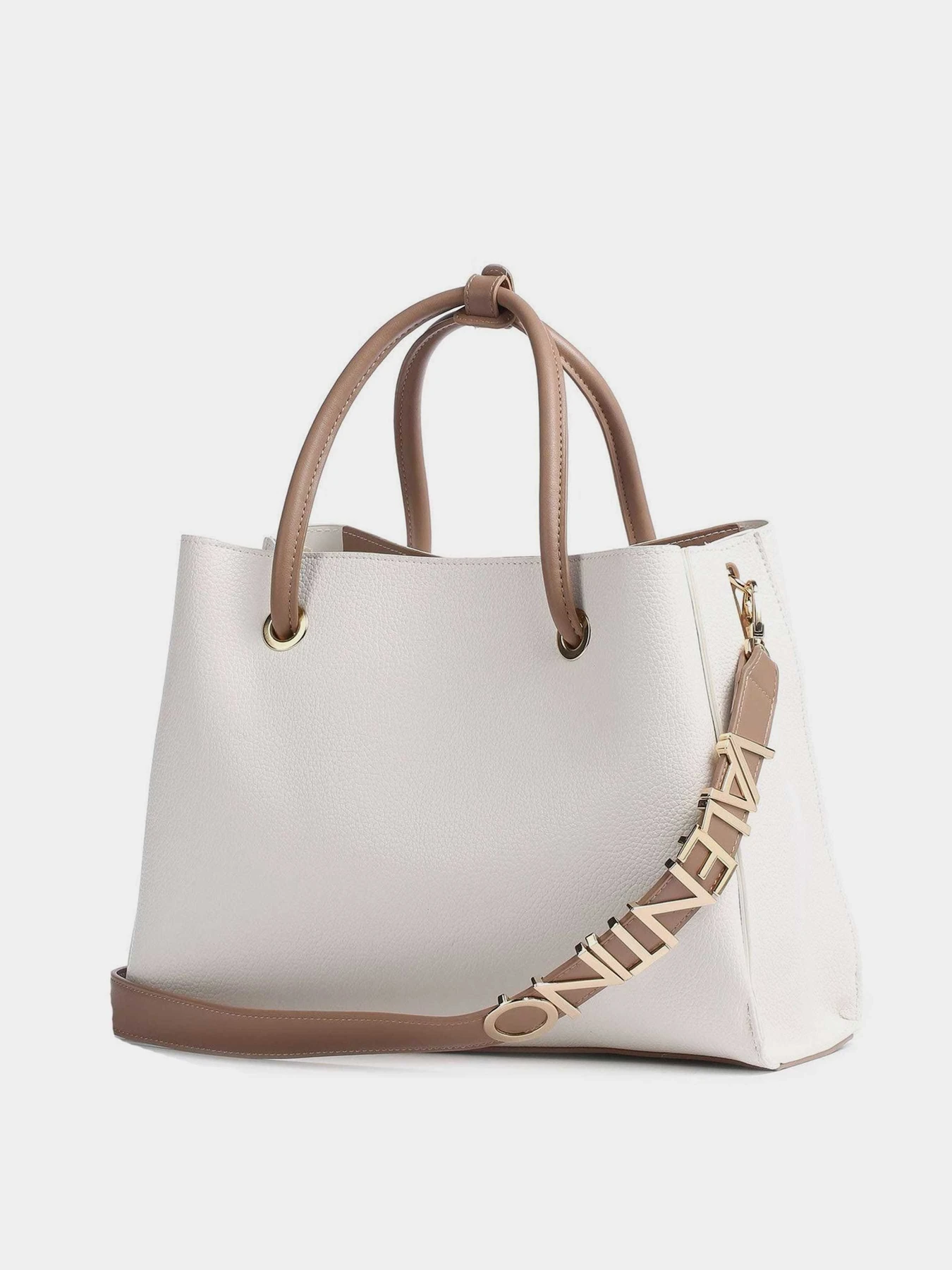 Сумки Valentino Alexia модель VBS5A802 BIANC/CUOI Сумки Valentino Alexia модель VBS5A802 BIANC/CUOI Фото
