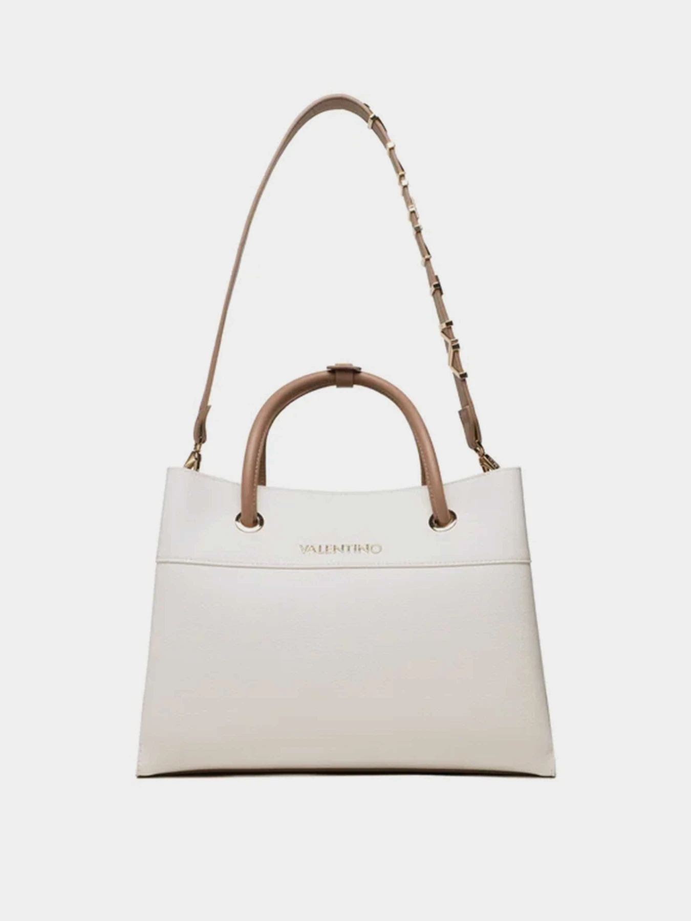 Сумки Valentino Alexia модель VBS5A802 BIANC/CUOI Сумки Valentino Alexia модель VBS5A802 BIANC/CUOI Фото